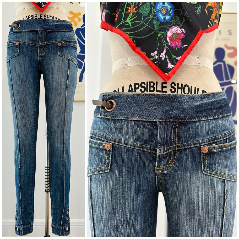Vintage Y2K J Lo Low Rise Skinny Jeans